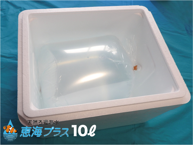 海水魚水槽用天然ろ過海水10ℓor20ℓ【恵海（めぐみ）プラス】